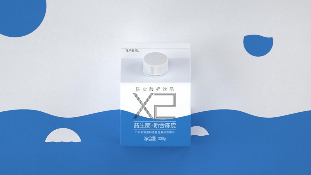  新宝堂陈皮酸奶